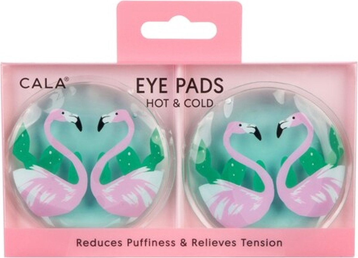 Oogmasker Flamingo - gelmasker - verkoelend - verlichting - vermoeide ogen - Eye pads - hot and cold