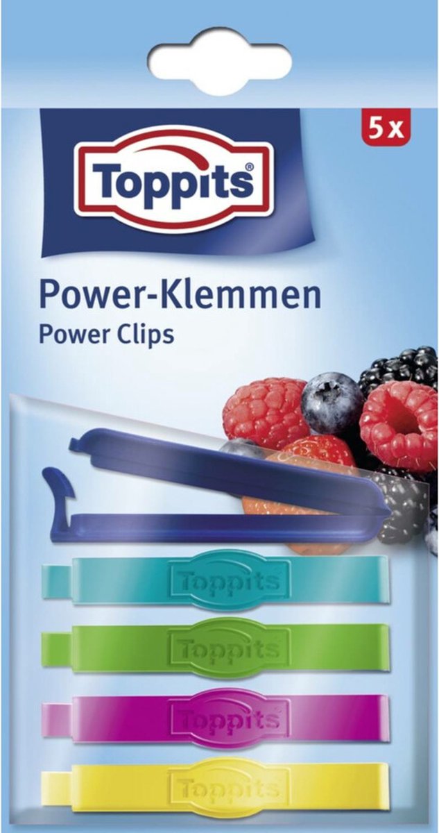 Image of 9x Toppits Diepvries Powerclips 5 stuks