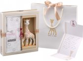 Sophie de giraf Sophiesticated Cadeauset - Baby speelgoed - Sophie de giraf & Hydrofiele doek - Kraamcadeau – Babyshower cadeau - 4-Delig