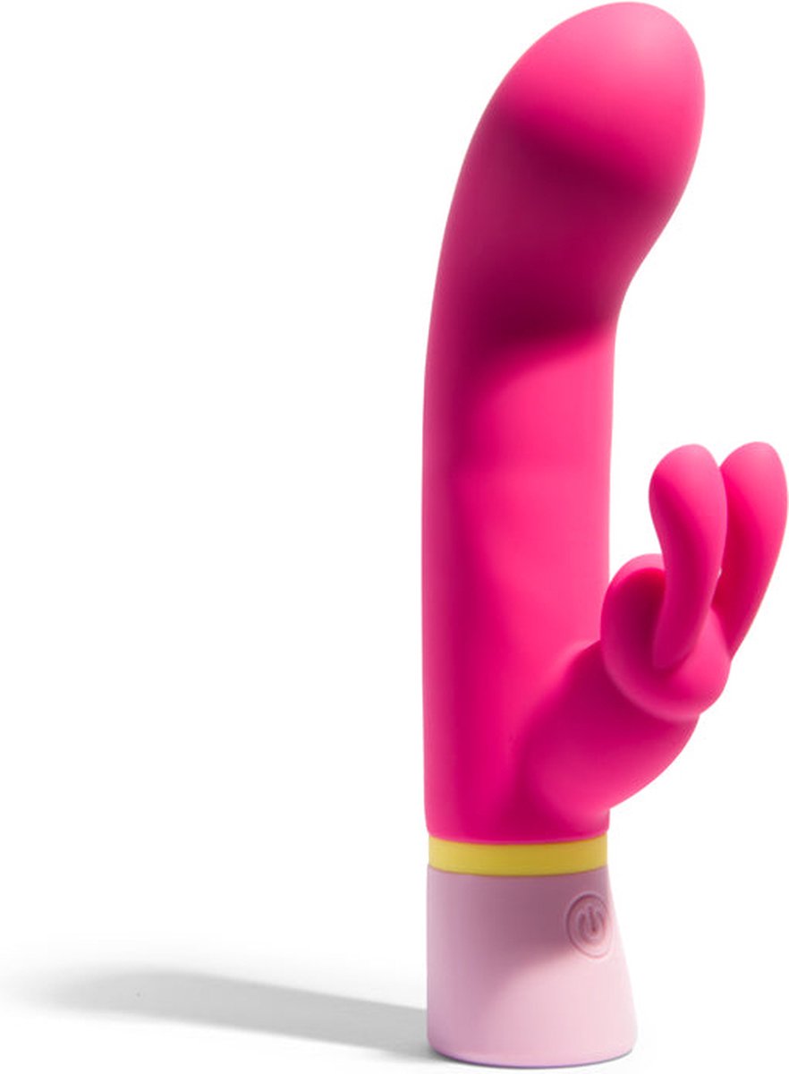 Gus Vibrator G-Spot en Clitoris Stimulator - Rabbit Vibrator - Siliconen - Fuchsia