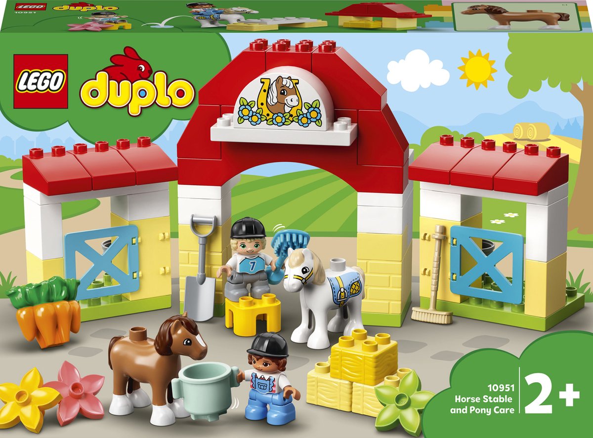 LEGO DUPLO Paardenstal en Pony's Verzorgen - 10951 - LEGO