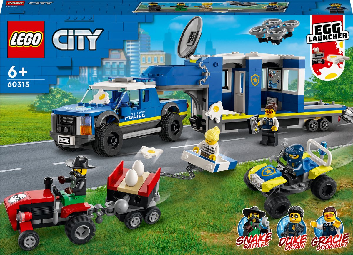 LEGO City 60315 Le Camion de Commandement Mobile de la Police