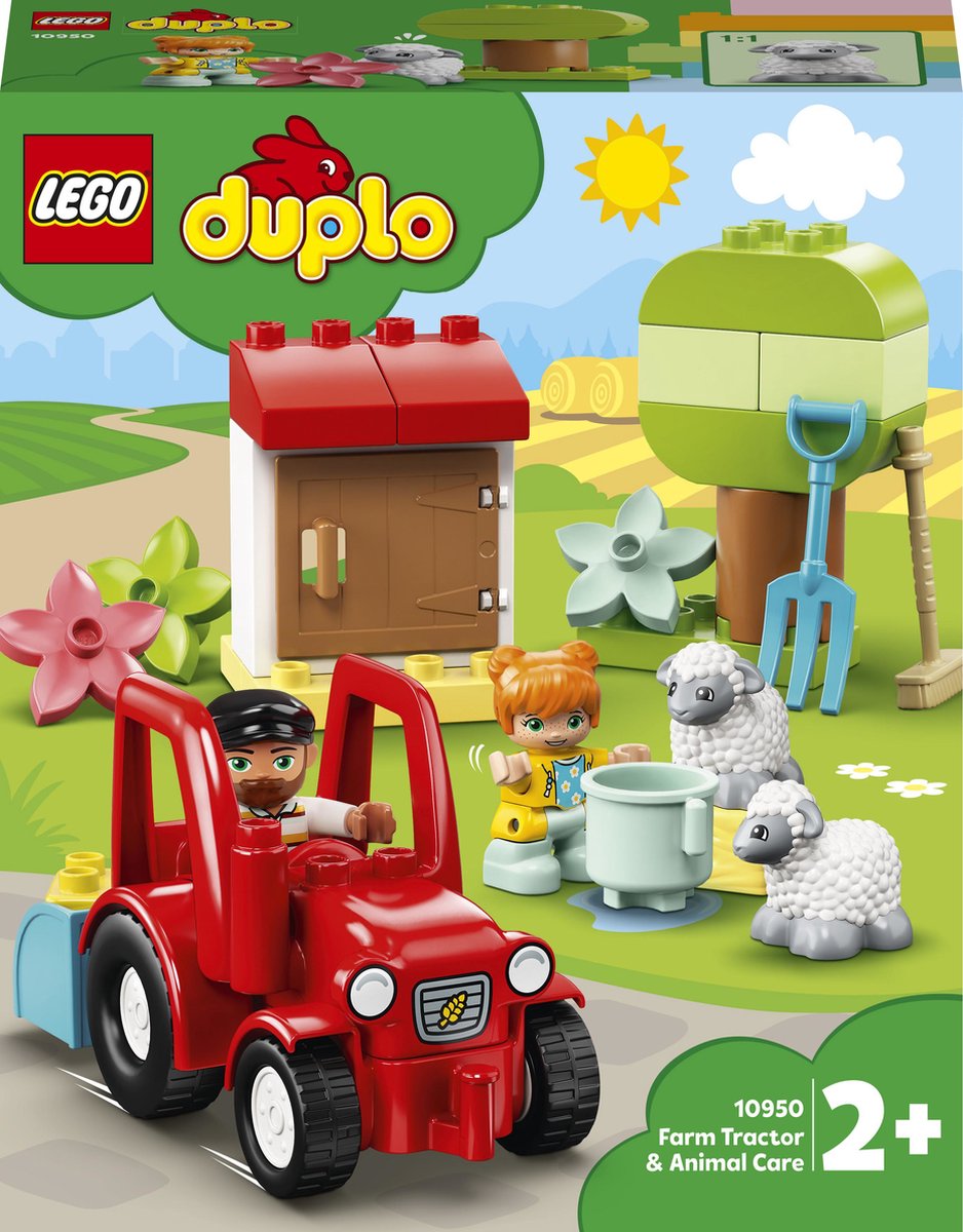 LEGO DUPLO Landbouwtractor en Dieren Verzorgen - 10950 - LEGO