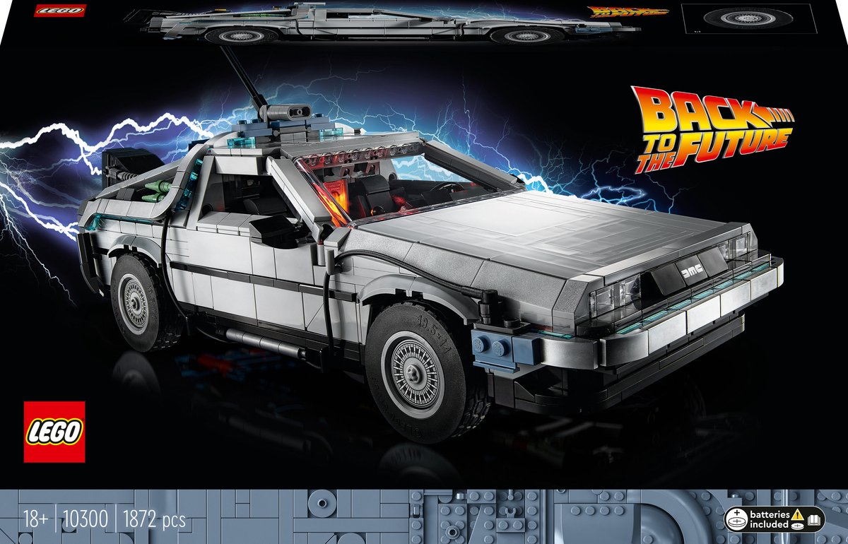 LEGO : la DeLorean de Retour vers le Futur de nouveau disponible