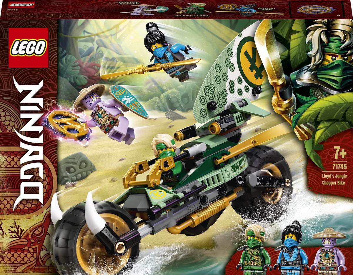 LEGO NINJAGO La moto de la jungle de Lloyd - 71745 | bol.com