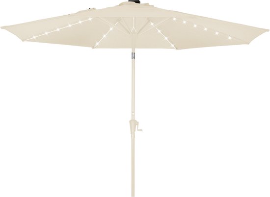 Blumfeldt Calais Parasol led aluminium frame polyester bespanning UV 50