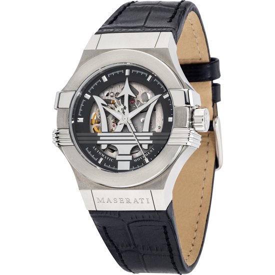 Maserati Potenza Horloge Maserati heren horloge Zilver