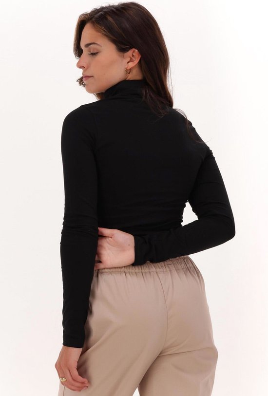Bestseller A/S PCNALA LS High Neck Top BC, zwart/Aop
