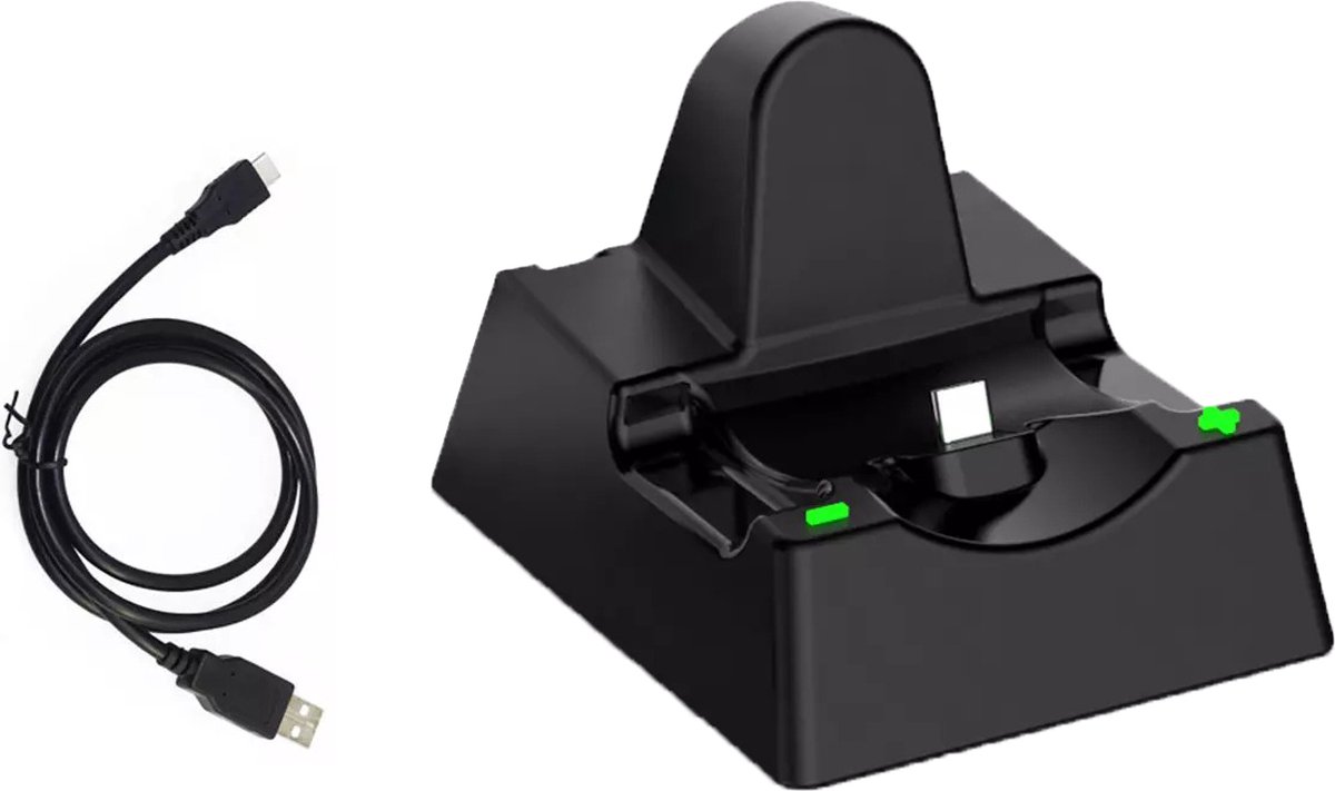 Oplaadstation Nintendo Switch + Controllers - Playstation 5 Controller - Charging Dock USB-C - Zwart - Cadeautje