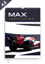 Kalender Max Verstappen A5 formaat | Formule 1 | Verjaardagskalender | 2024 | Cadeau | Volwassenen | Kinderen | Max Verstappen | F1 | Red Bull racing | Maandkalender | Ophangbaar