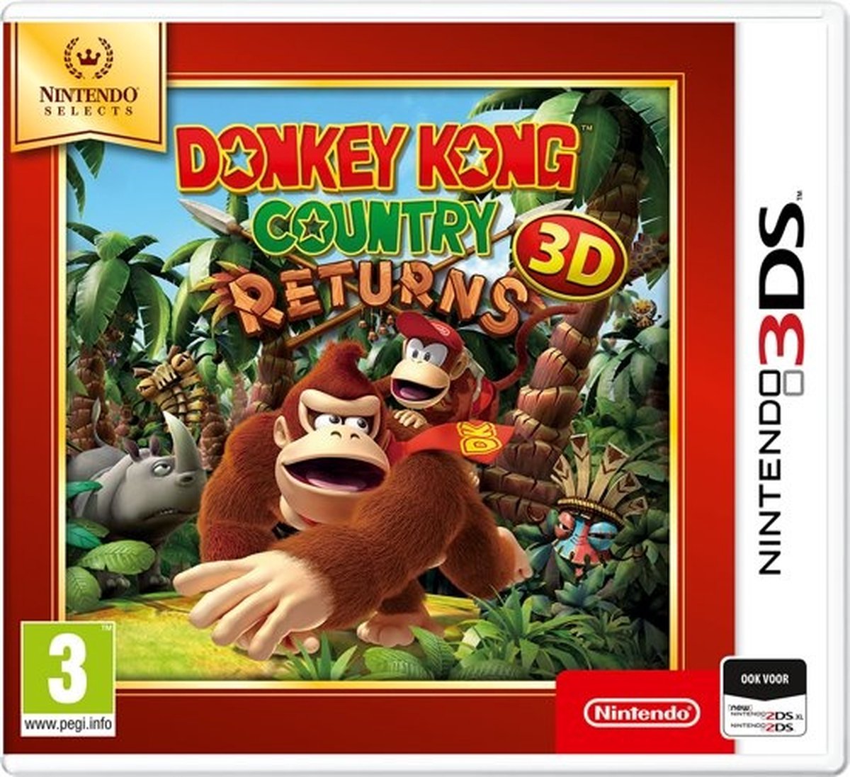 Donkey Kong: Country Returns 3D - 2DS + 3DS - Nintendo