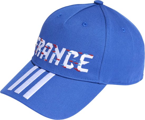 Frankrijk cap Adidas 3 strepen volwassenen blauw
