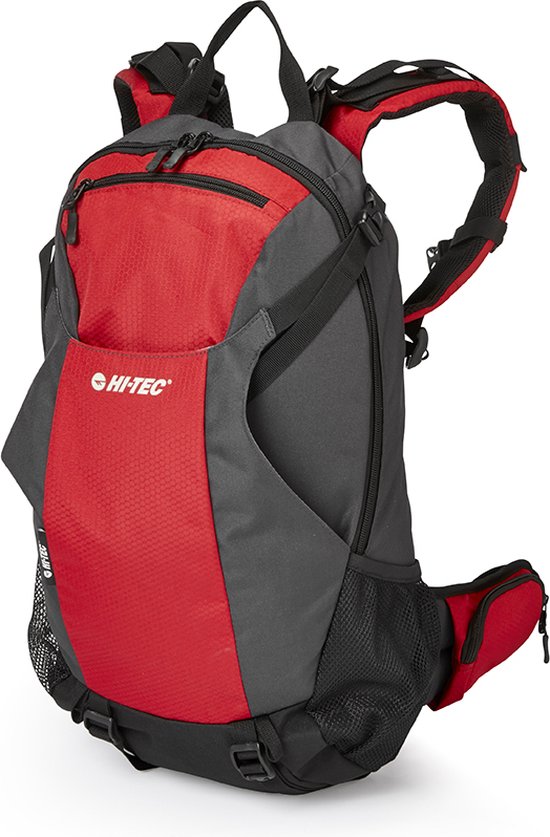 Hi -Tec Rugzak 35L – Verstelbare Schouderbanden – Heup Band – Meerdere Opbergvakjes – Mesh-Vakjes voor Flessen – Perfect voor Wandelen -…