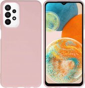 iMoshion Hoesje Geschikt voor Samsung Galaxy A23 (5G) Hoesje Siliconen - iMoshion Color Backcover - lichtroze
