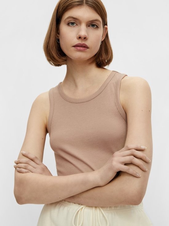 Pieces dames hemdje - Tina Top  - L  - beige