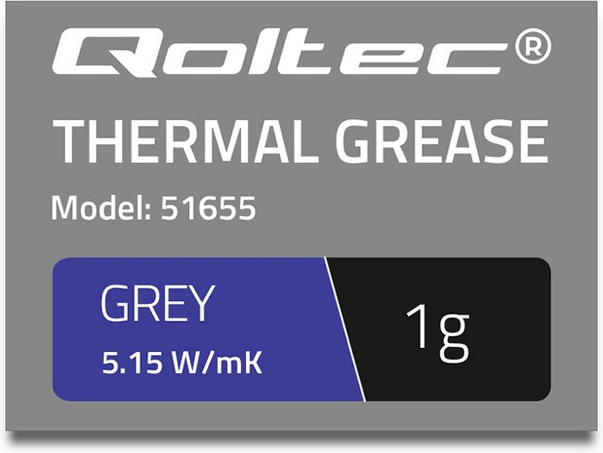 Qoltec Thermische Pasta Voor Het Koelen Van Processors En Grafische Kaarten 1G 5 15W Mk