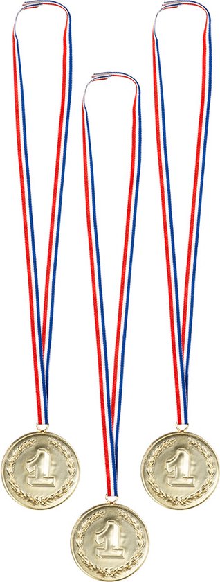 Boland - Set 3 medailles '1' - Kampioen - Wedstrijd - Winnaar - Sportprijs