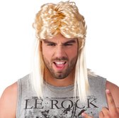 Boland - Pruik Larry blond Blond - Laagjes - Halflang - Mannen - - 80's & 90's - Disco- Punk en Aso