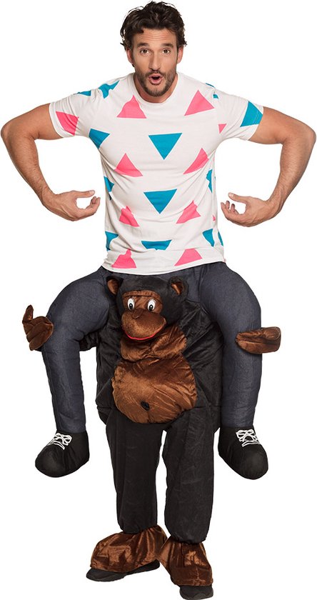 Boland - Kostuum Funny gorilla (one size) - Volwassenen - Aap - Dieren