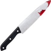 Boland Horror Knife With Blood 30 Cm Argent Gris / Noir
