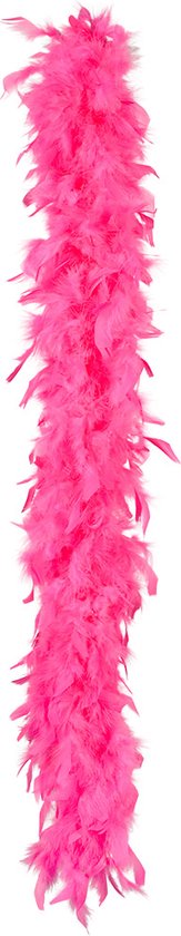 Boland - Boa 50 g knalroze Roze - Volwassenen - Unisex - Showgirl - Glitter and Glamour