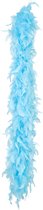 Boland - Boa 50 g turquoise Blauw - Volwassenen - Unisex - Showgirl - Glitter and Glamour