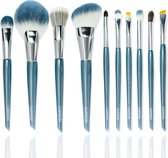 CAIRSKIN Professional Brush Set - 10 Classic Cadet Make-up Brushes for Face & Eyes - Professional Makeup - Visagie Kwastenset voor Gezicht & Ogen
