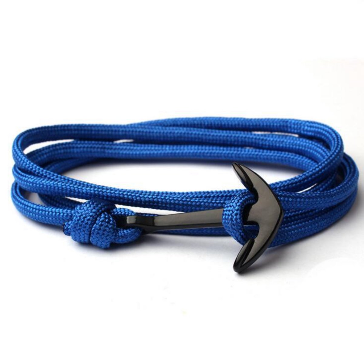Kungu - Blauw - Wikkel Verstelbaar - Luxe rope armband voor heren en dames - Outdoor Milano line - Cadeau - Geschenk - Voor Man - Vrouw - Armbandje - Jewellery