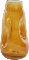 Vase Ranua Jaune - Glas Caramel - 30x15x15cm (hxlxp) - Light & Living