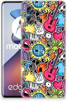 Hoesje Motorola Edge 30 Fusion Telefoon Hoesje Punk Rock