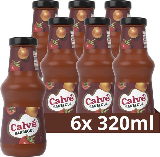 Calvé Barbecue Saus - 6 x 250 ml - Voordeelverpakking | bol.com