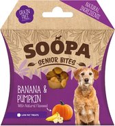 Soopa - gezonde bites- hondensnack - banaan & pompoen - senior - vegan - vegetarisch