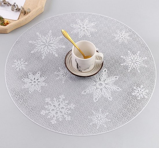 Vintage red and white placemats - België