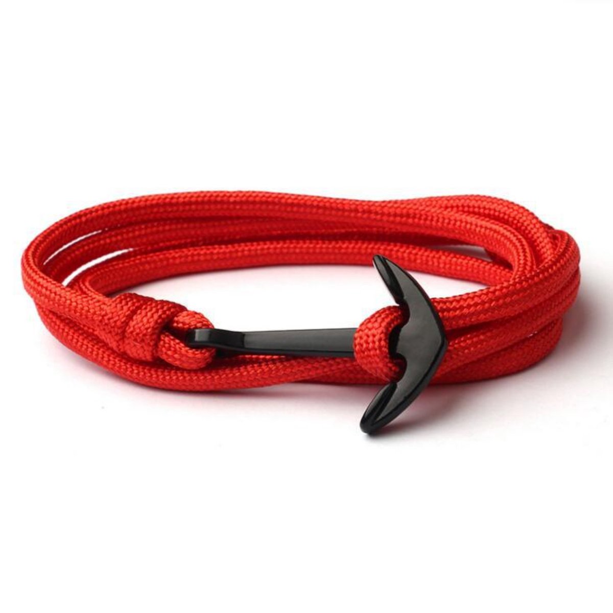 Kungu - Rood - Wikkel verstelbaar armband voor heren en dames - Outdoor Milano line - Cadeau - Geschenk - Voor Man - Vrouw - Armbandje
