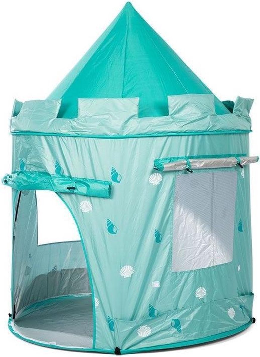 Mamamemo Pop-up Speeltent Aqua 140 Cm Polyester Aqua 2-delig