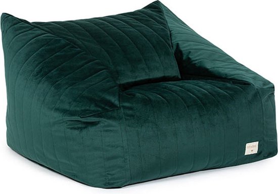 Nobodinoz Chelsea Velvet zitzak Jungle Green