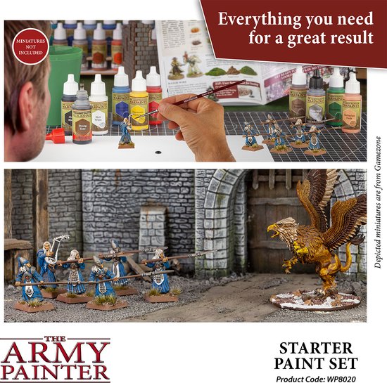  The Army Painter - Wargames Hobby Starter Paint Set 10
