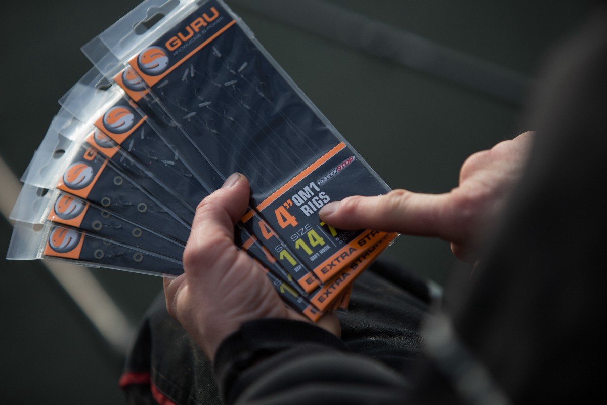 Guru QM1 Bait Bands 4’’ (8 pcs) - Maat : Haak 12 - 0.22mm