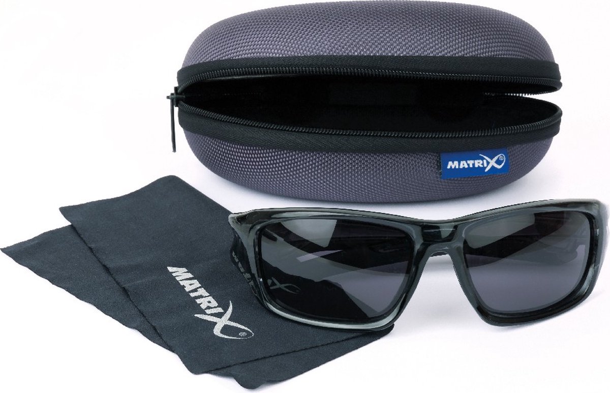 Matrix Glasses - Trans Black Wraps /Grey Lense - Zonnebril | bol.com