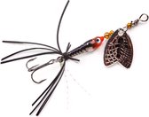 Spro Larva Mayfly Spinner Tripple Hook 10 - 4cm - 7gr - Kleur : UV Red Head