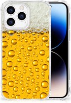 Telefoonhoesje Geschikt voor iPhone 14 Pro Hippe Hoesjes met transparante rand Bier