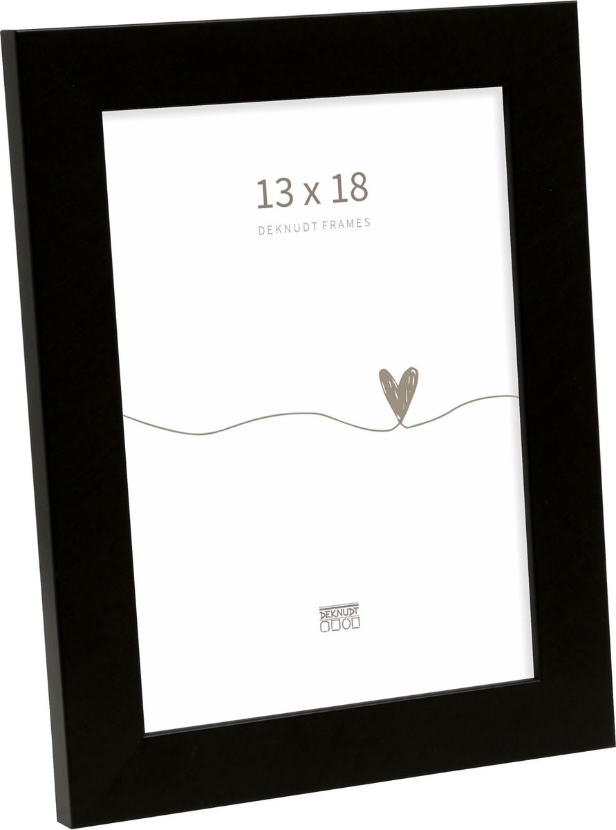 Deknudt Frames fotolijst S47BK2 - zwart - voor foto 13x18 cm