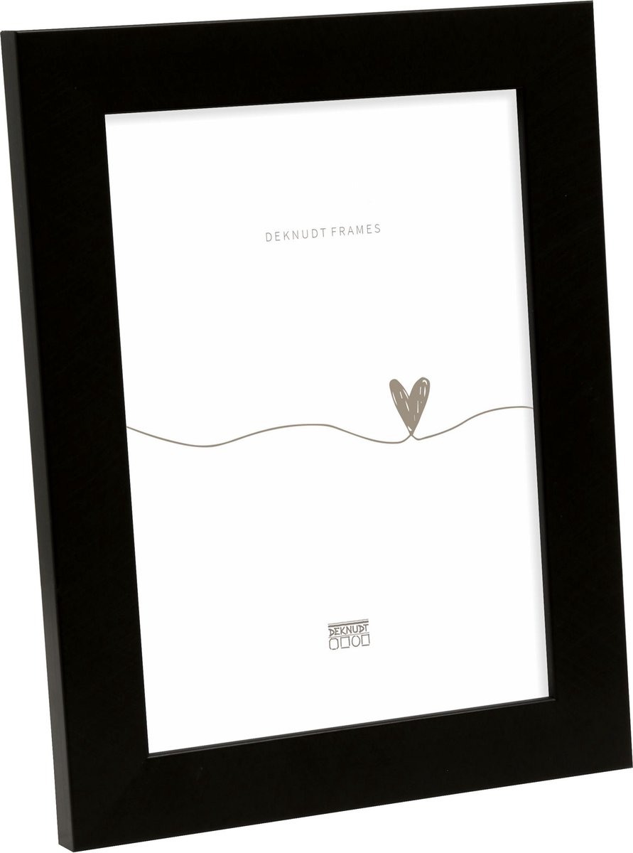 Deknudt Frames fotolijst S47BK2 - zwart - voor foto 18x24 cm