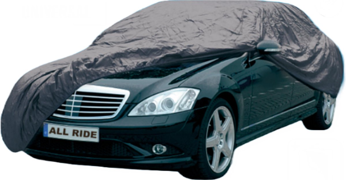 All Ride Autohoes XL - 534x178x120cm - Bescherming Wind, Regen, Sneeuw - Zwart