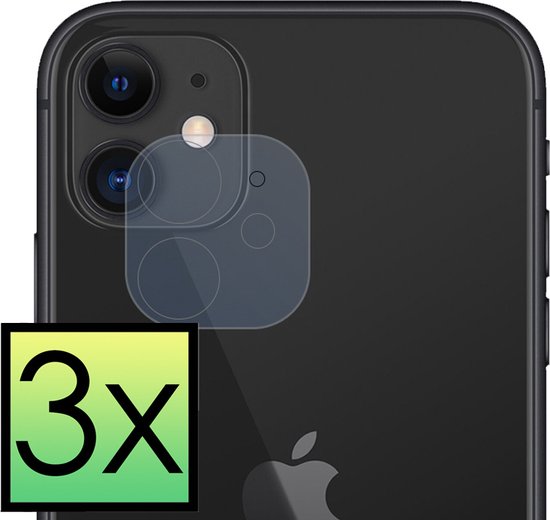 Convient pour iPhone 11 Camera Screen Protector Glas - Convient pour iPhone 11 Camera Protector Camera Screen Protector - 3x