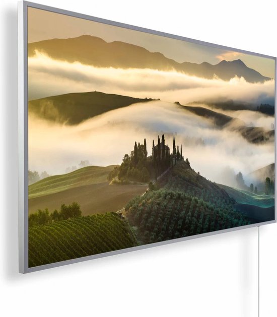 Panneau chauffant infrarouge | Chauffage infrarouge avec thermostat | 800 W | image panoramique |Inoverhome BV