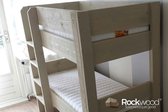Rockwood® Peuter Stapelbed Steigerhout inclusief montage white wash