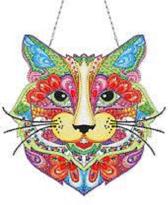 Diamond painting Wall hanging raam of deur decoratie kleurrijke