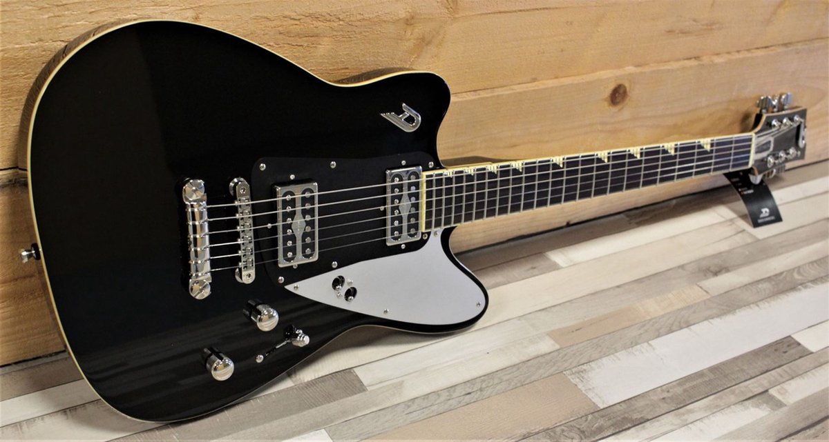 Duesenberg Falken Stoptail Black - Elektrische gitaar - zwart