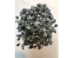 Grind gletsjer blue 8-12 mm - 20 kg - fijn blauw/wit siergrind